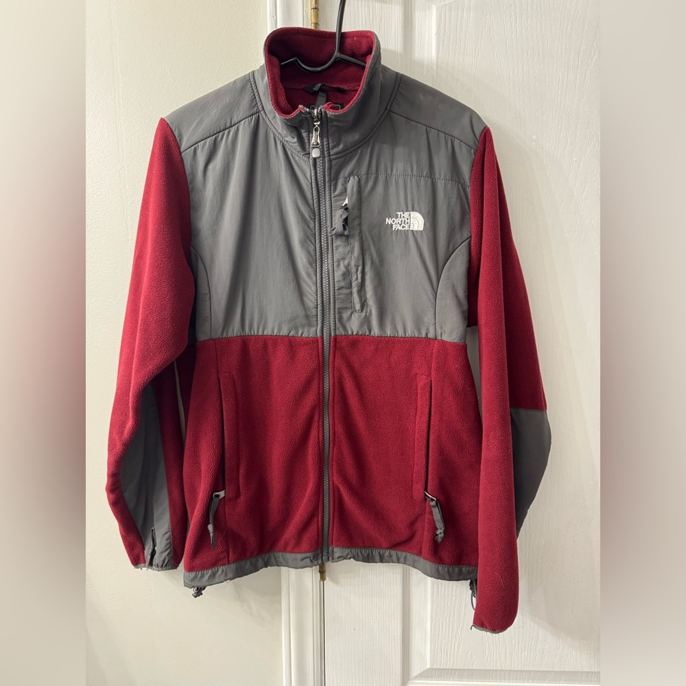 The North Face Two-Tone Red and Gray Jacket